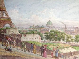 Die Stufen an der Rue Alboni, 1897